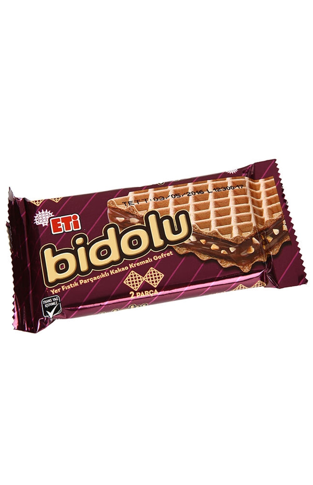 Eti Bidolu Gofret Yer Fıstıklı Kakaolu 36 Gr