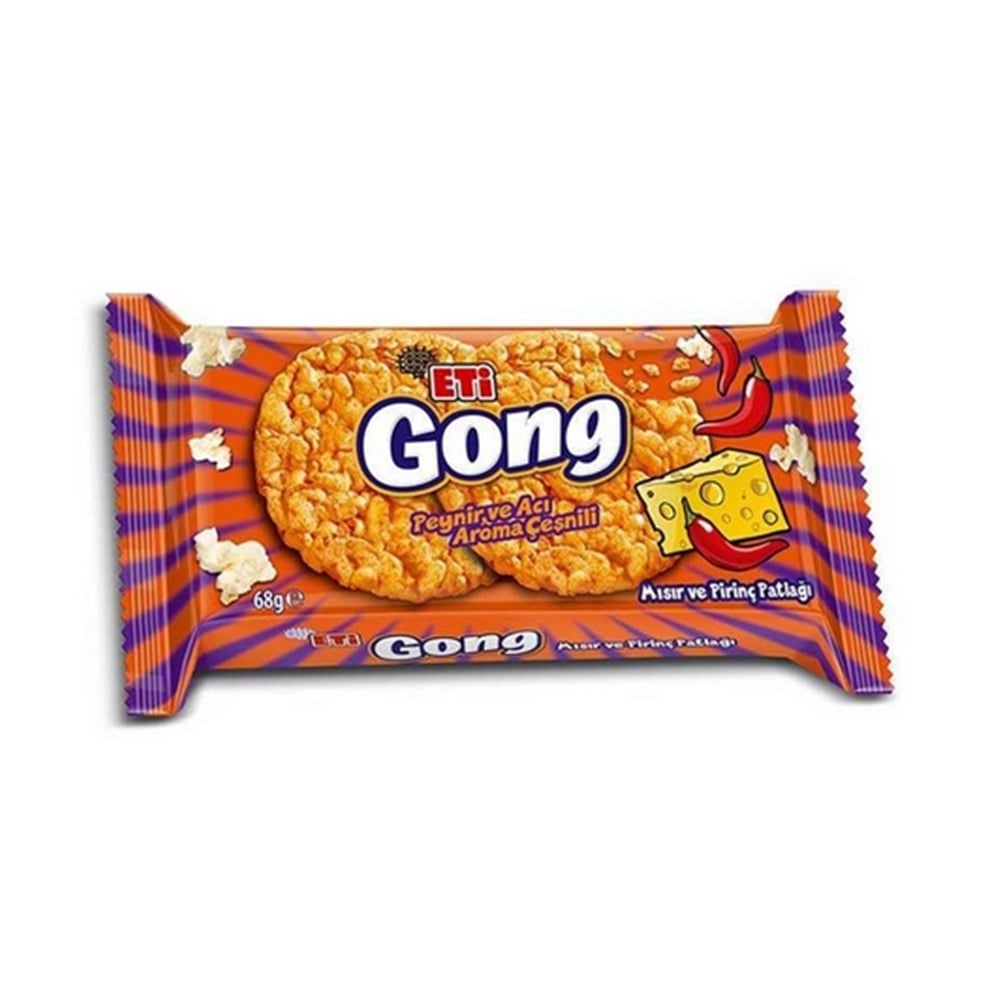 Eti Gong Peynir ve Acı Aroma Çeşnili 68 Gr