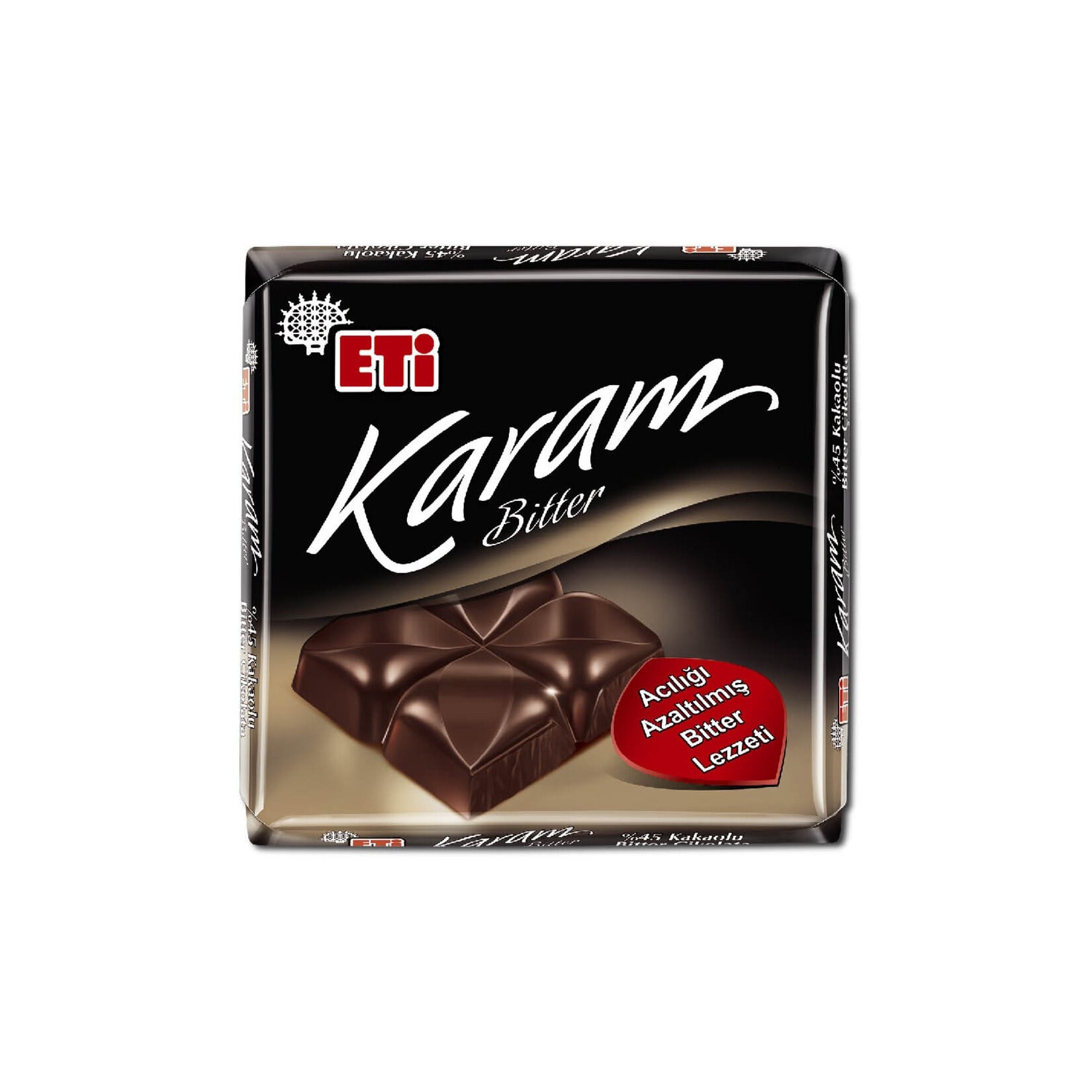 ÇikolataEti Karam %45 Kakaolu Bitter Çikolata 60 g