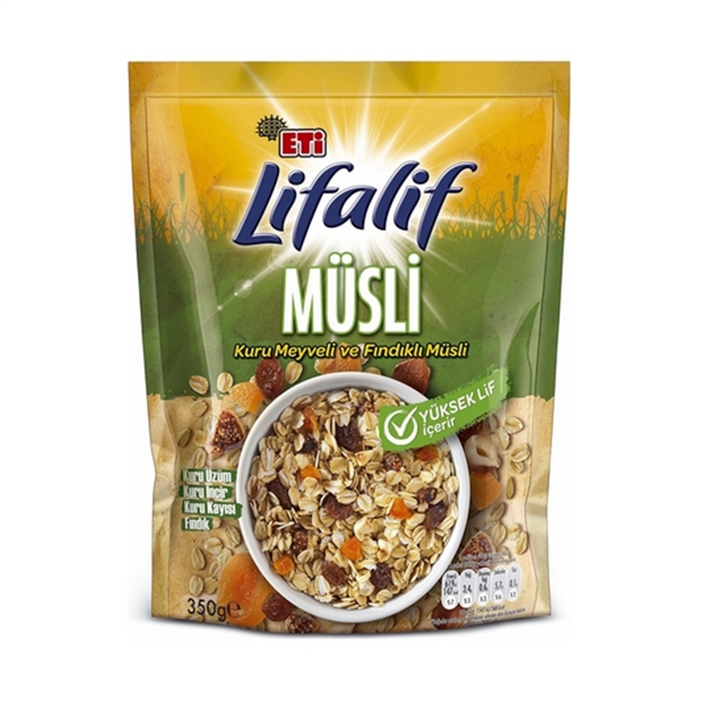 Eti Lifalif Kuru Meyveli ve Fındıklı 350 Gr