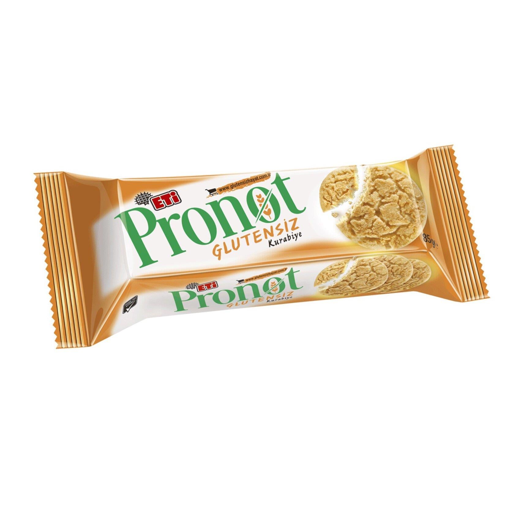 BisküviEti Pronot Glutensiz Portakallı Kurabiye 85 Gr