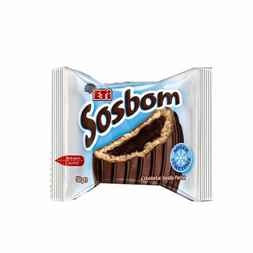 Eti Sosbom Çikolatalı Kek 50 Gr