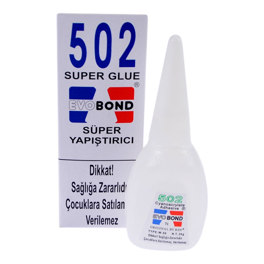 Evobond 502 Süper Yapıştırıcı 20 gr