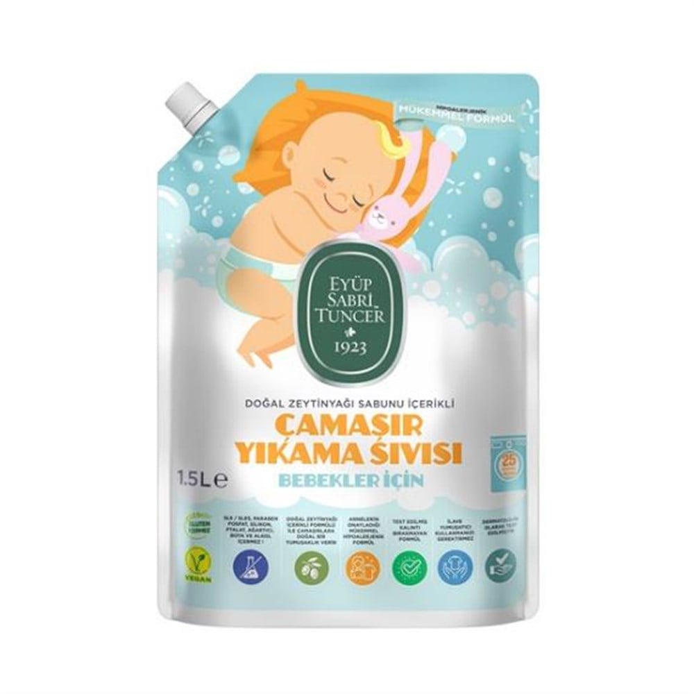 Eyüp Sabri Tuncer Çamaşır Yıkama Sıvısı 1. 5 Lt Bebekler İçin