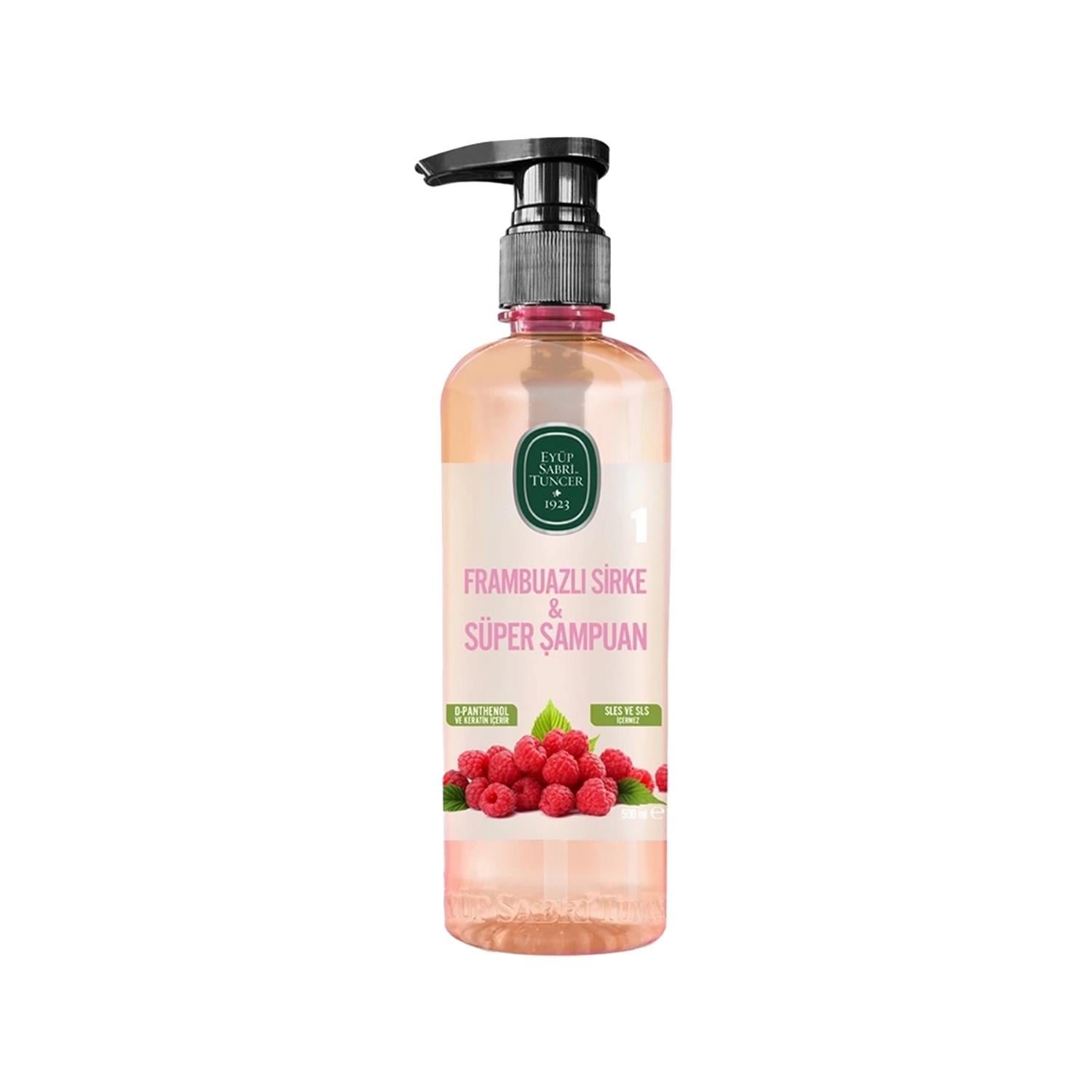 ŞampuanEyüp Sabri Tuncer Frambuazlı Sirke ve Süper Şampuan 500 ml
