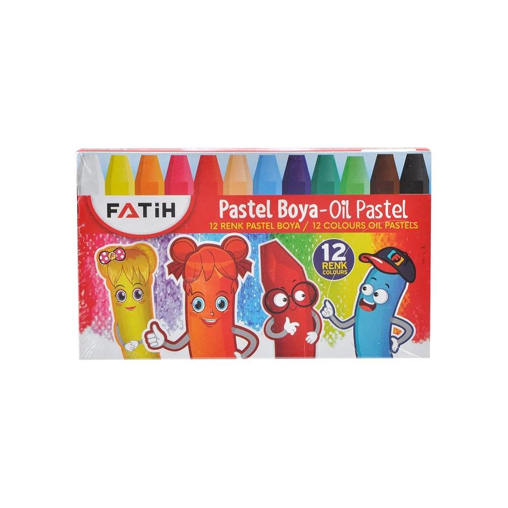 Kırtasiye, Ofis MalzemeleriFatih 12 Renk Pastel Boya