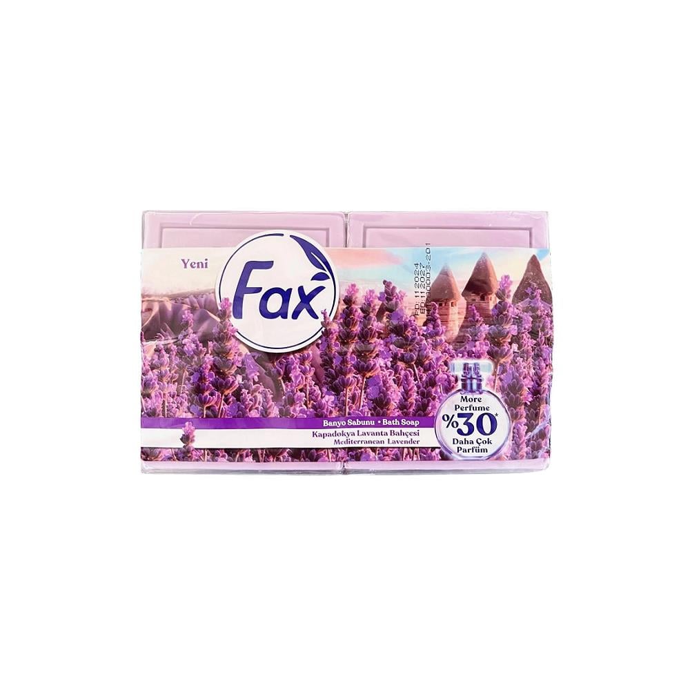 Katı, Sıvı SabunFax Banyo Sabunu Kapadokya Lavanta Bahçesi 4*150 Gr
