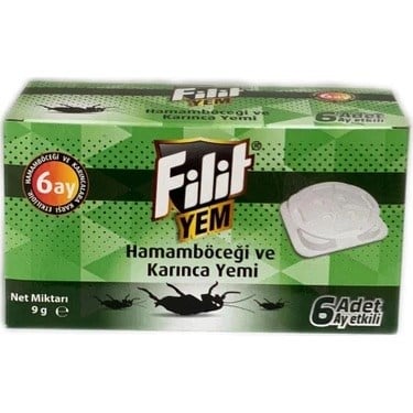 Haşere ÖldürücülerFilit Hamam Böceği ve Karınca Yemi 6 lı