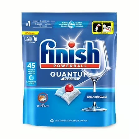 Bulaşık Makinesi TabletiFinish Quantum Hepsi Bir Arada 45 Yıkama Bulaşık Makinesi Tableti