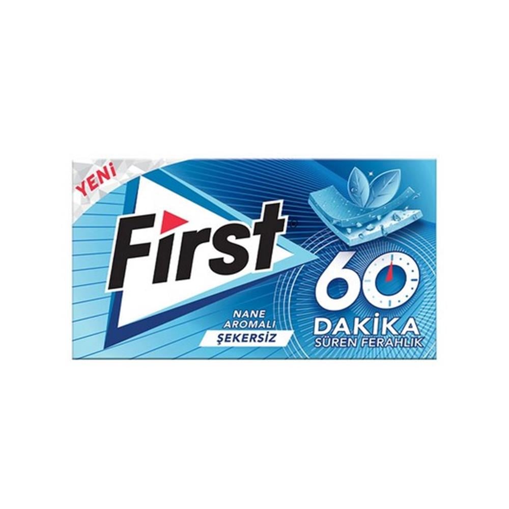 First 60 Dakika Nane Aromalı Sakız 27 gr