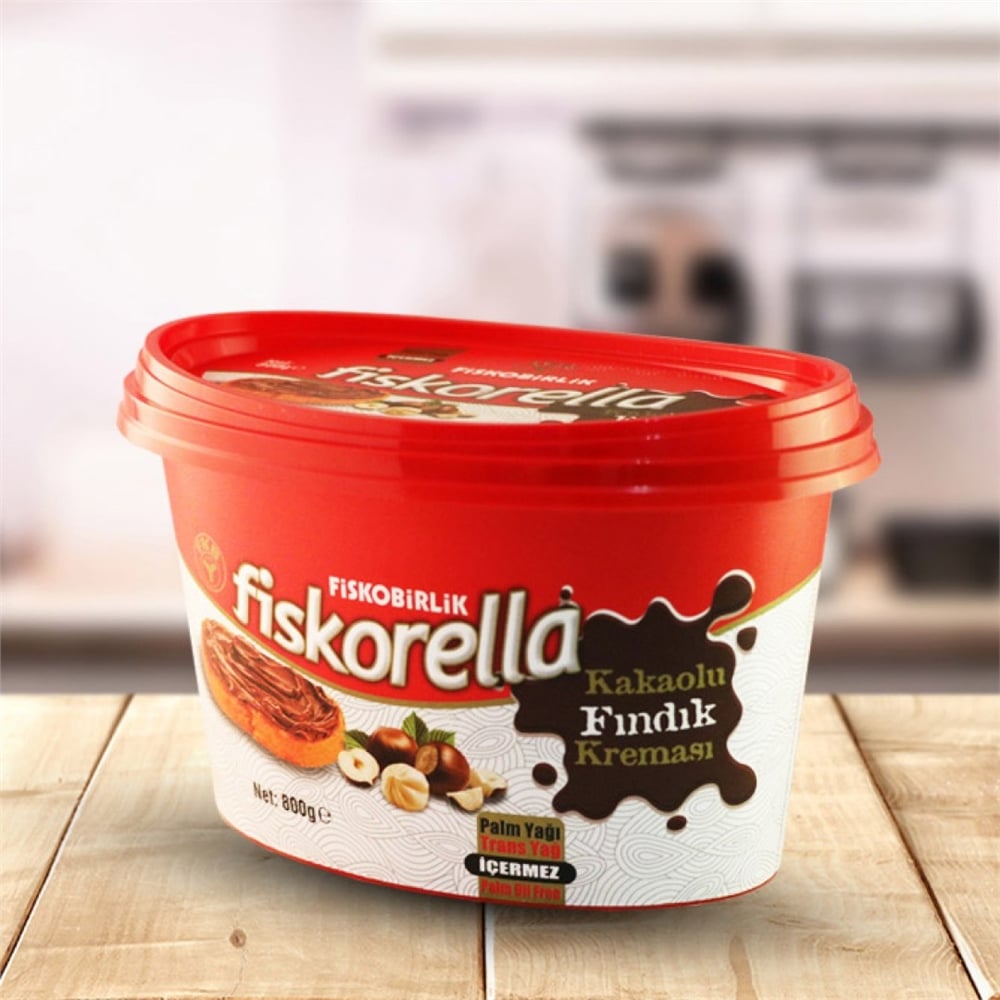 Fiskobirlik Nuga Kakaolu Fındık Kreması 800Gr