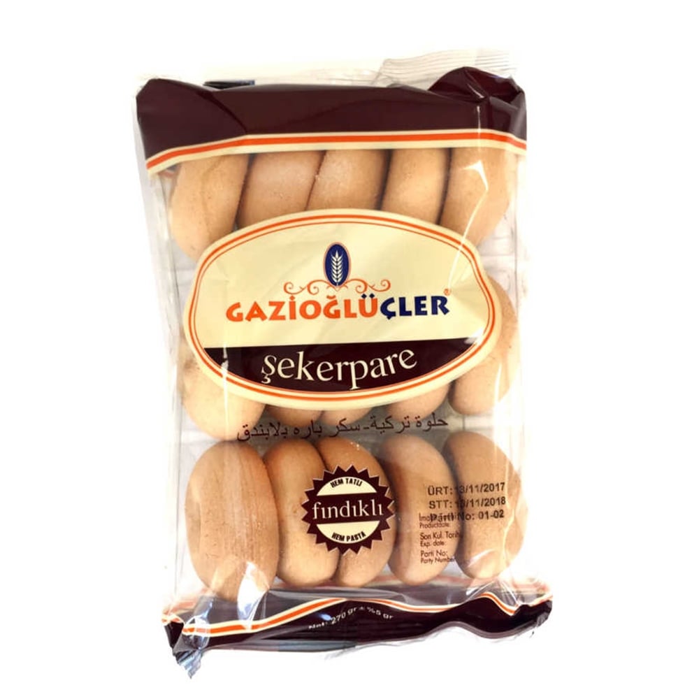 Gazioğlu Şekerpare Fındıklı 270 Gr
