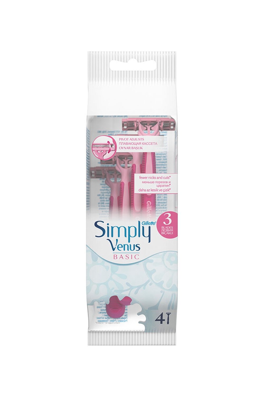 Gilette Tıraş Bıçağı Venüs Basıc Sımply3 4 Lü