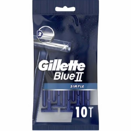 Tıraş BıçağıGillette Blue 2 Simple Tıraş Bıçağı 10 lu Poşet