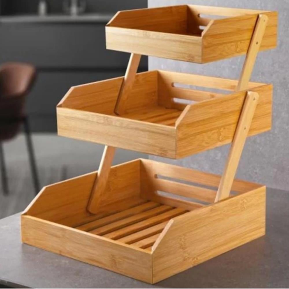 OrganizerGönül Bambu Stand 3 Katlı G3763