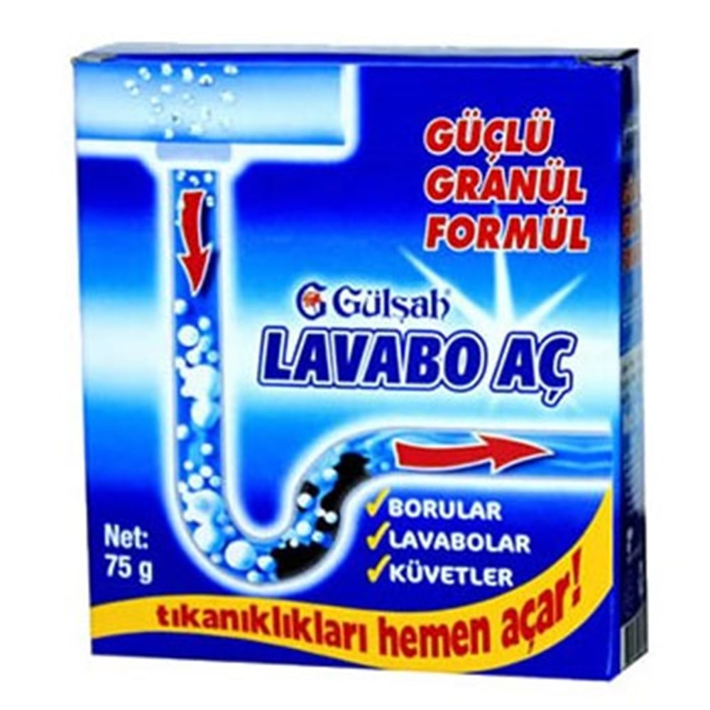 Gülşah Lavabo Açıcı Granül 75 Gr