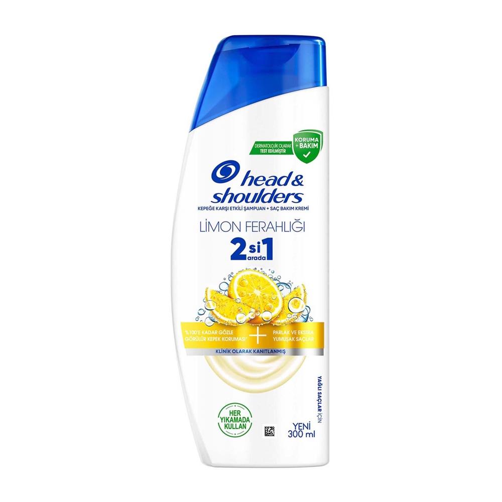 ŞampuanHead & Shoulders Şampuan Limon Ferahlığı 300 ML 2 si 1 arada