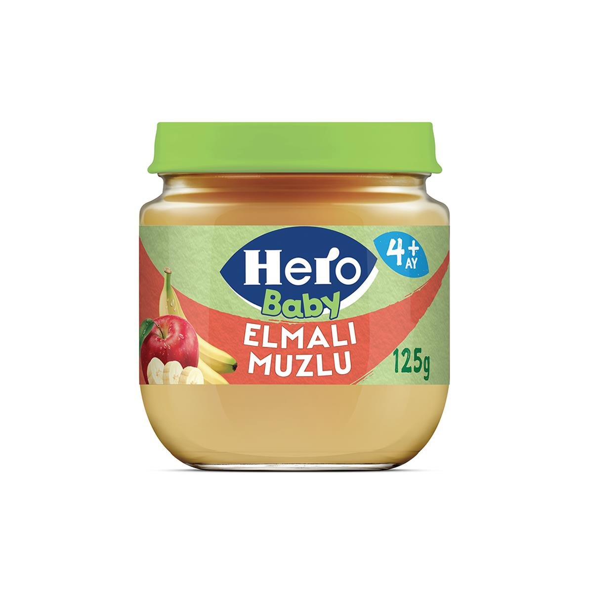 Bebek MamasıHero Baby Elma Muz Kavanoz Maması 125Gr