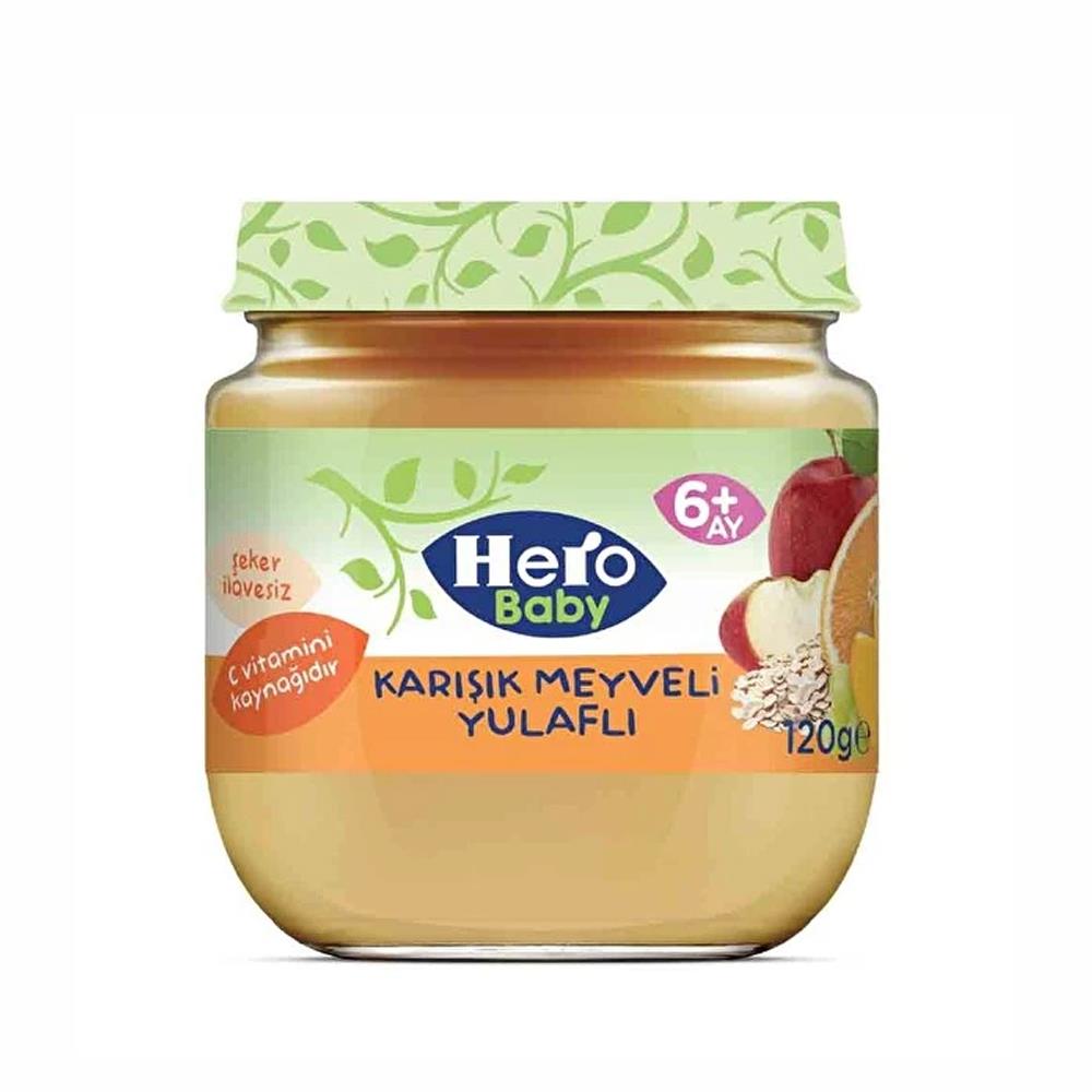 HERO BABY KARIŞIK MEYVELİ YULAFLI 6+AY 120G