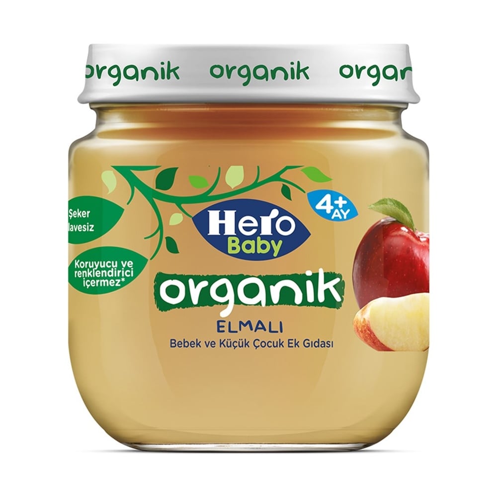 Hero Baby Organik Elmalı 120gr