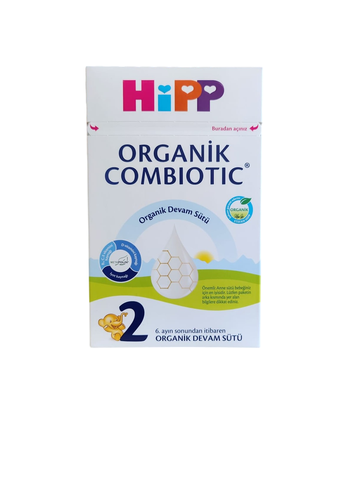 Bebek MamasıHipp 2 Organic Combiotic Devam Sütü 600 g