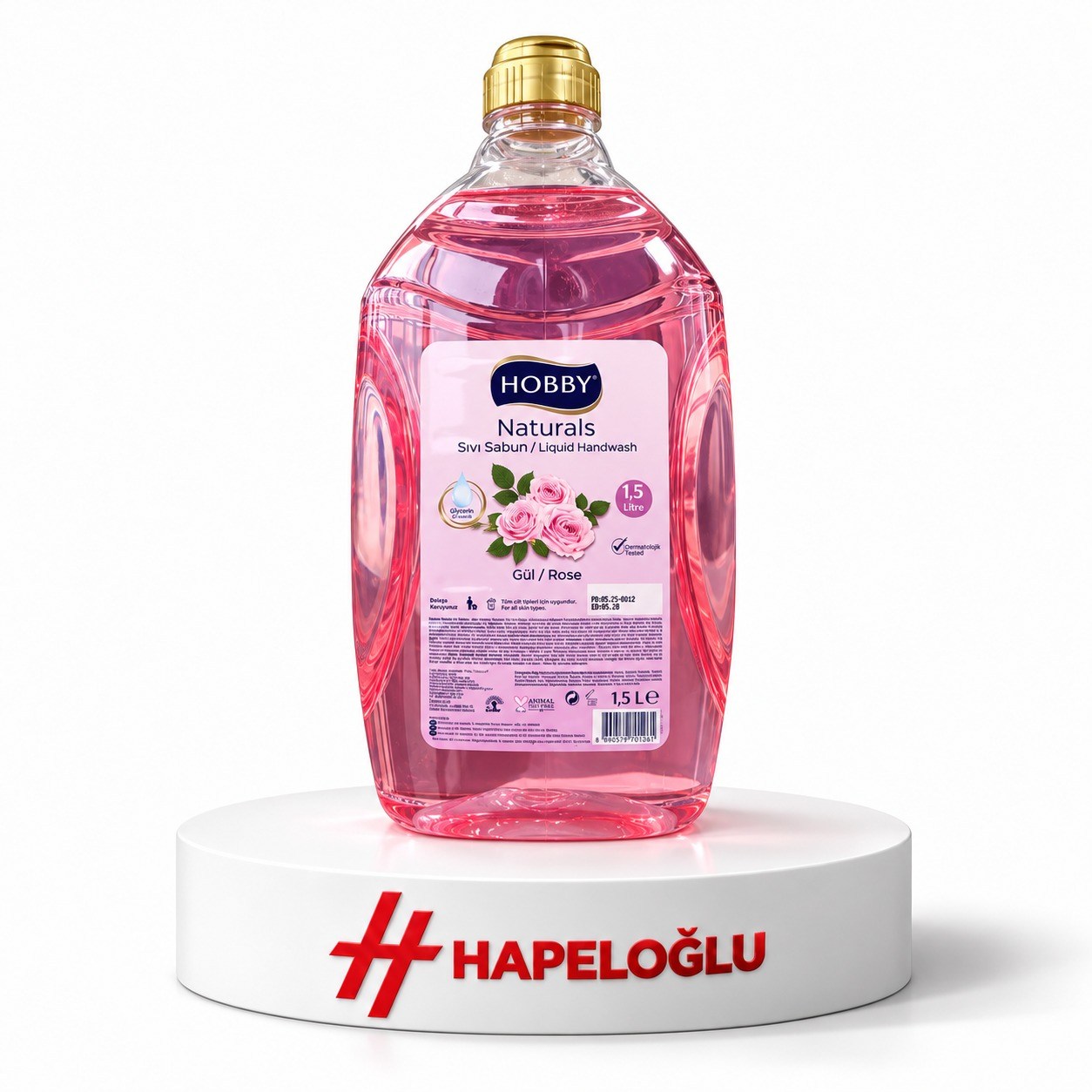 Katı, Sıvı SabunHobby Sıvı Sabun Gül 1.5 Lt