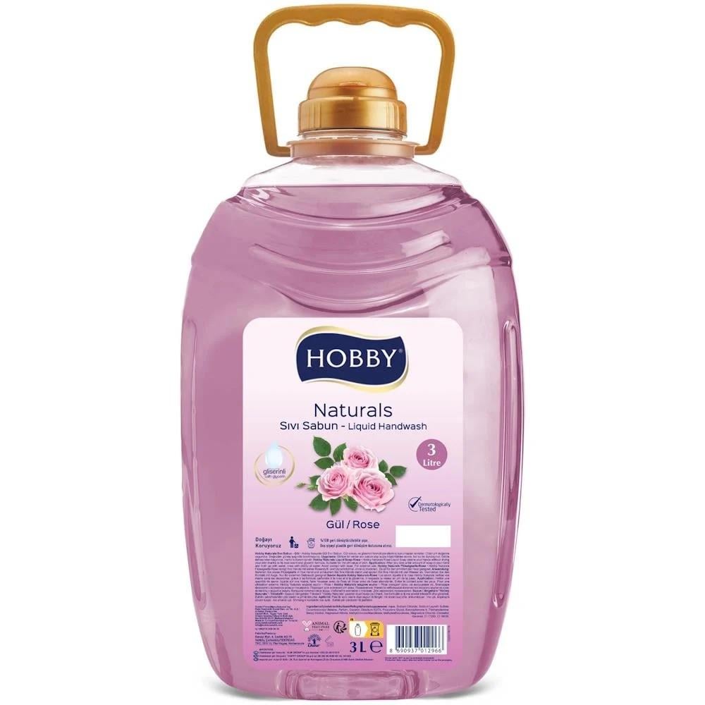 Katı, Sıvı SabunHobby Sıvı Sabun Gül 3 lt