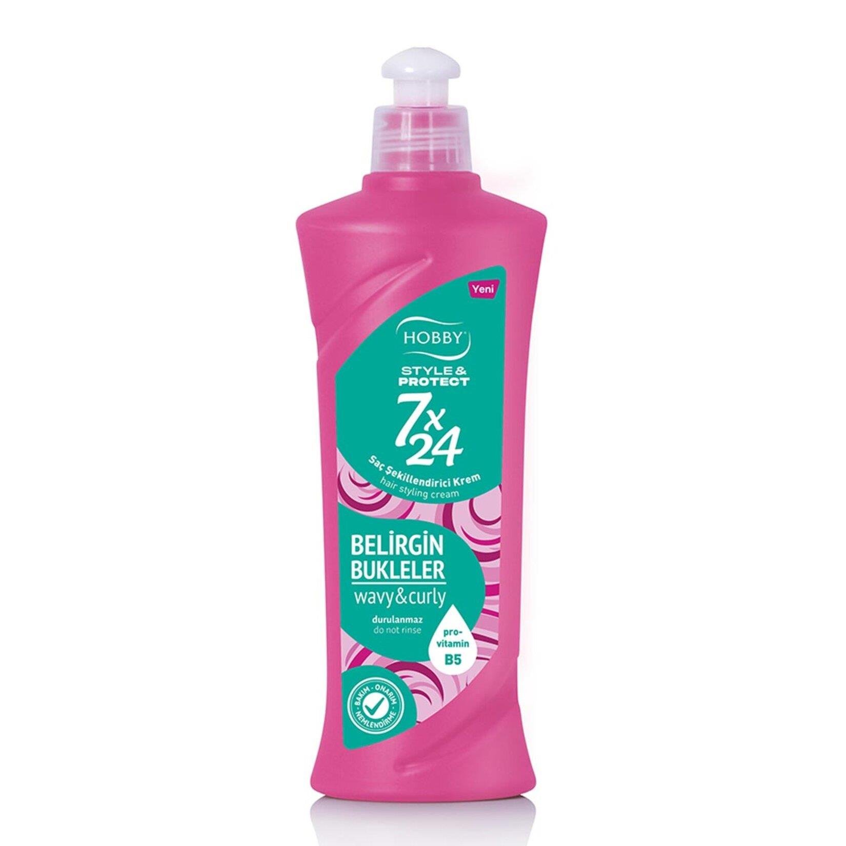 Saç ŞekillendiriciHobby Style & Protect 7X24 Belirgin Bukleler Saç Şekillendirici Krem