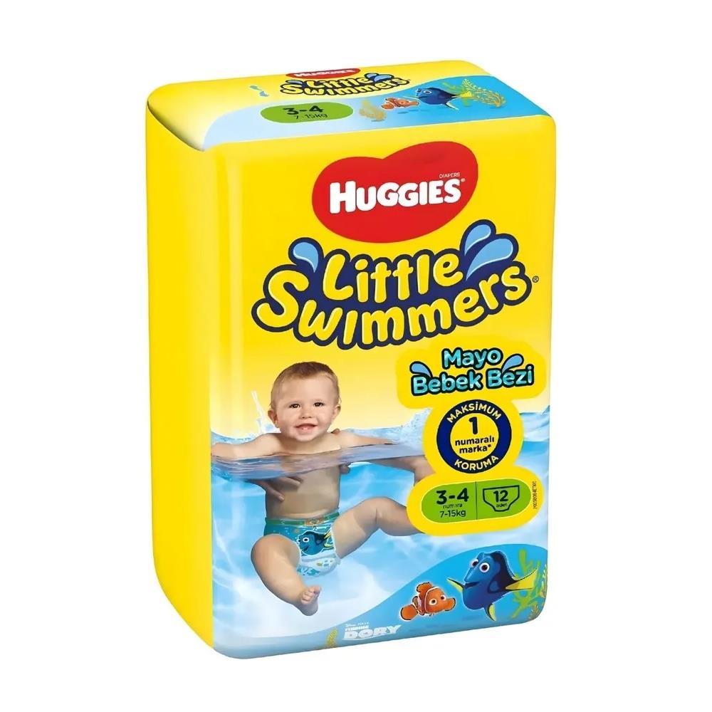 Bebek BeziHuggies Little Swimmers Mayo Bebek Bezi Small 7-15 Kg 12Li