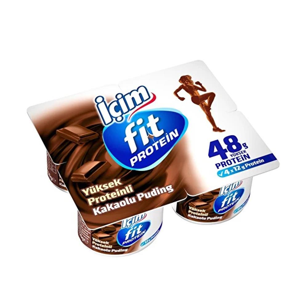 Toz Pudingİçim Fit Yüksek Proteinli Kakaolu Puding 4 lü 480 Gr