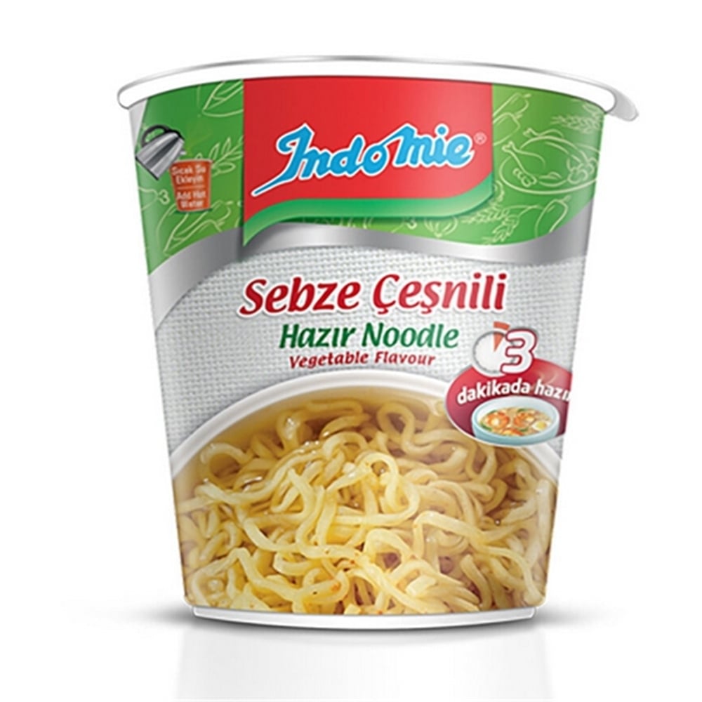 İndo Mie Noodle Bardak Sebze 60 Gr
