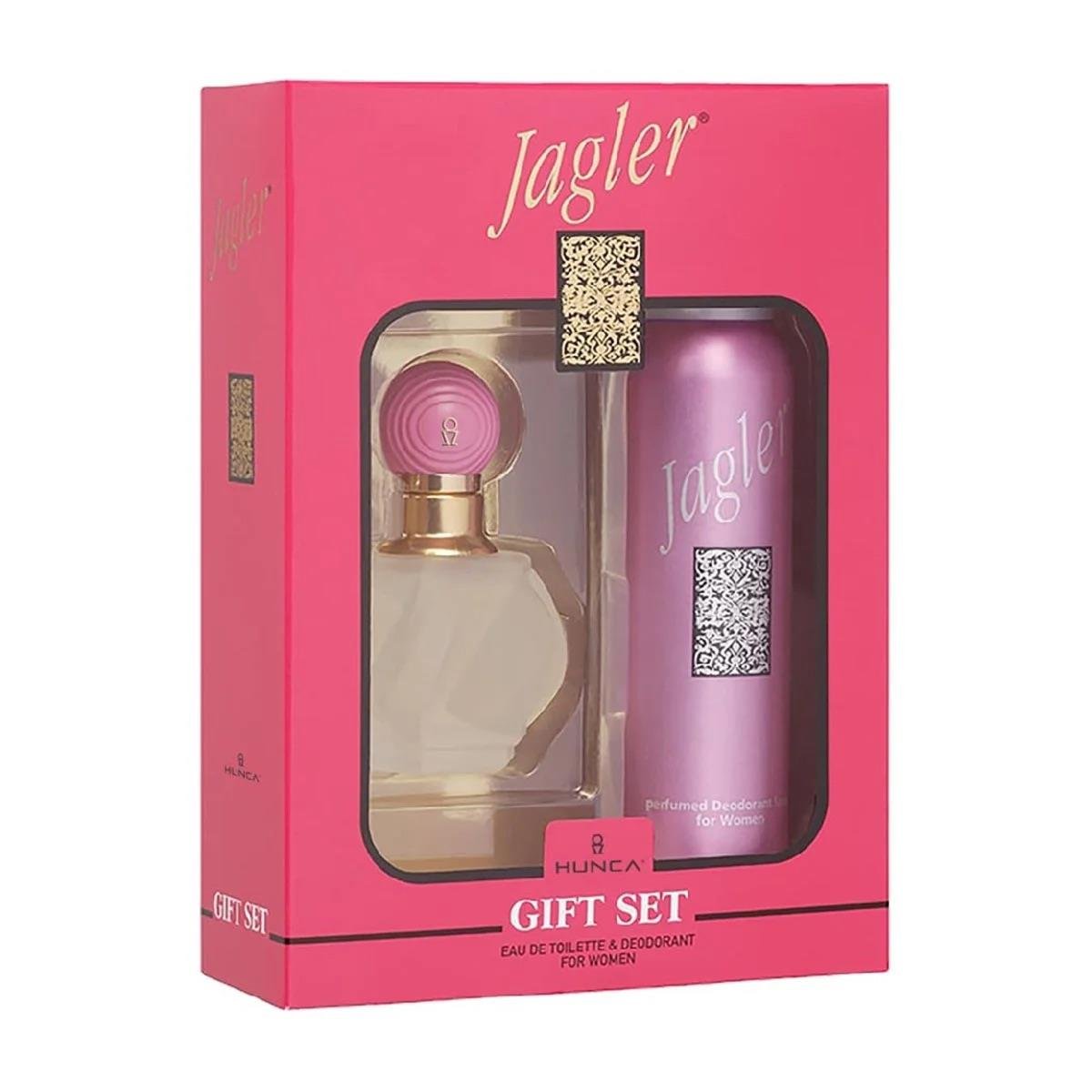 Kadın ParfümJagler Gift Set 60 ml Gold+150 ml Deodorant For Women