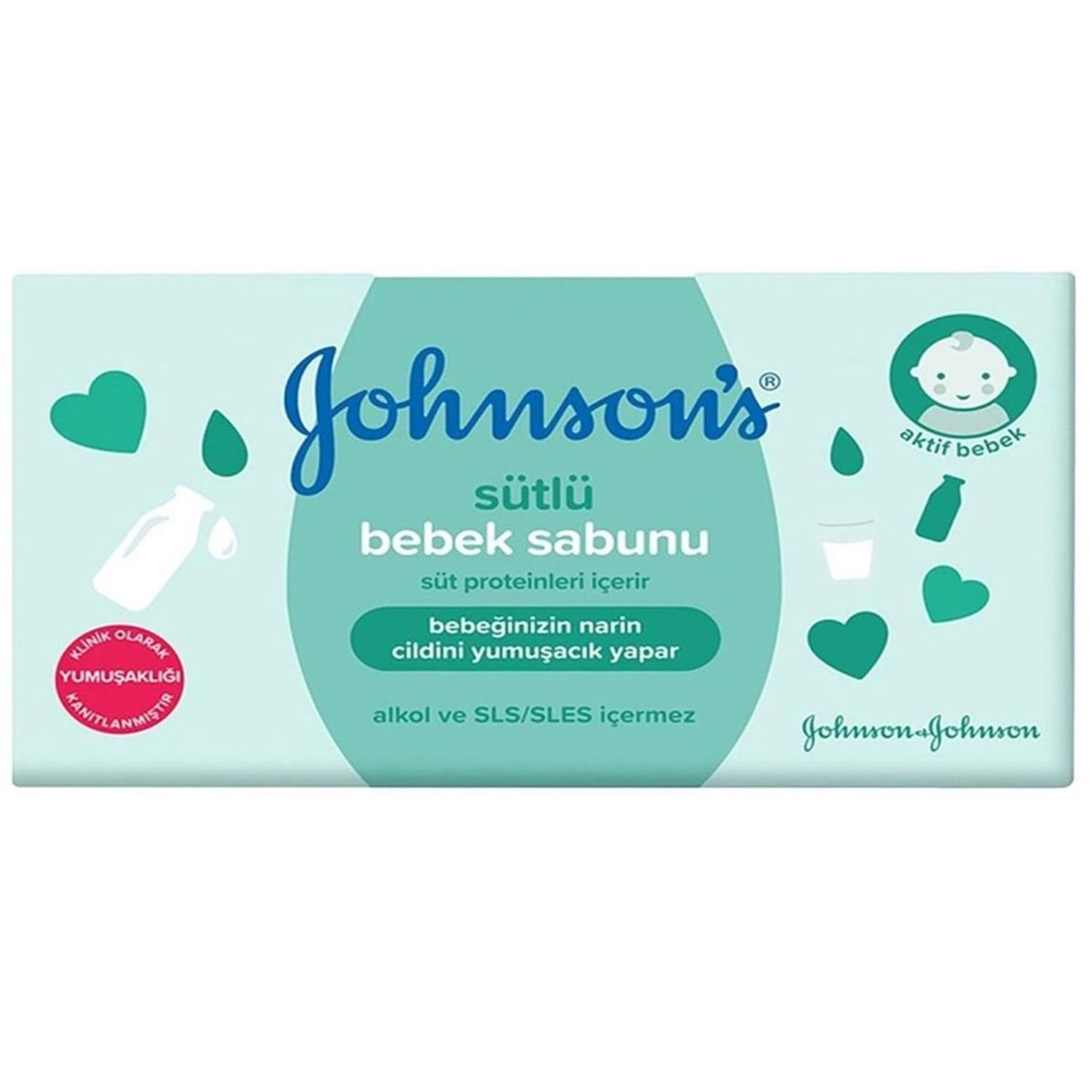 Katı, Sıvı SabunJohnson's Baby Sütlüı Sabun 90 Gr