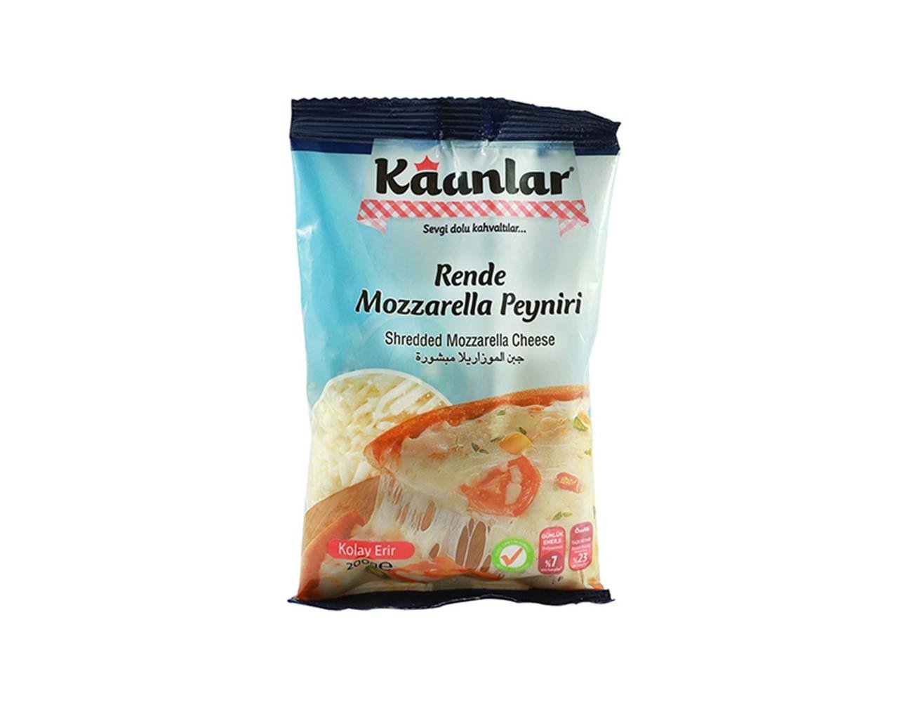 Kaan Kaşar Rendelenmiş Mozzarella 200 Gr