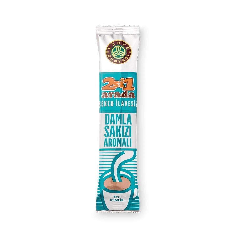Hazır KahveKahve Dünyası 2 si 1 Arada Damla Sakızlı 12Gr