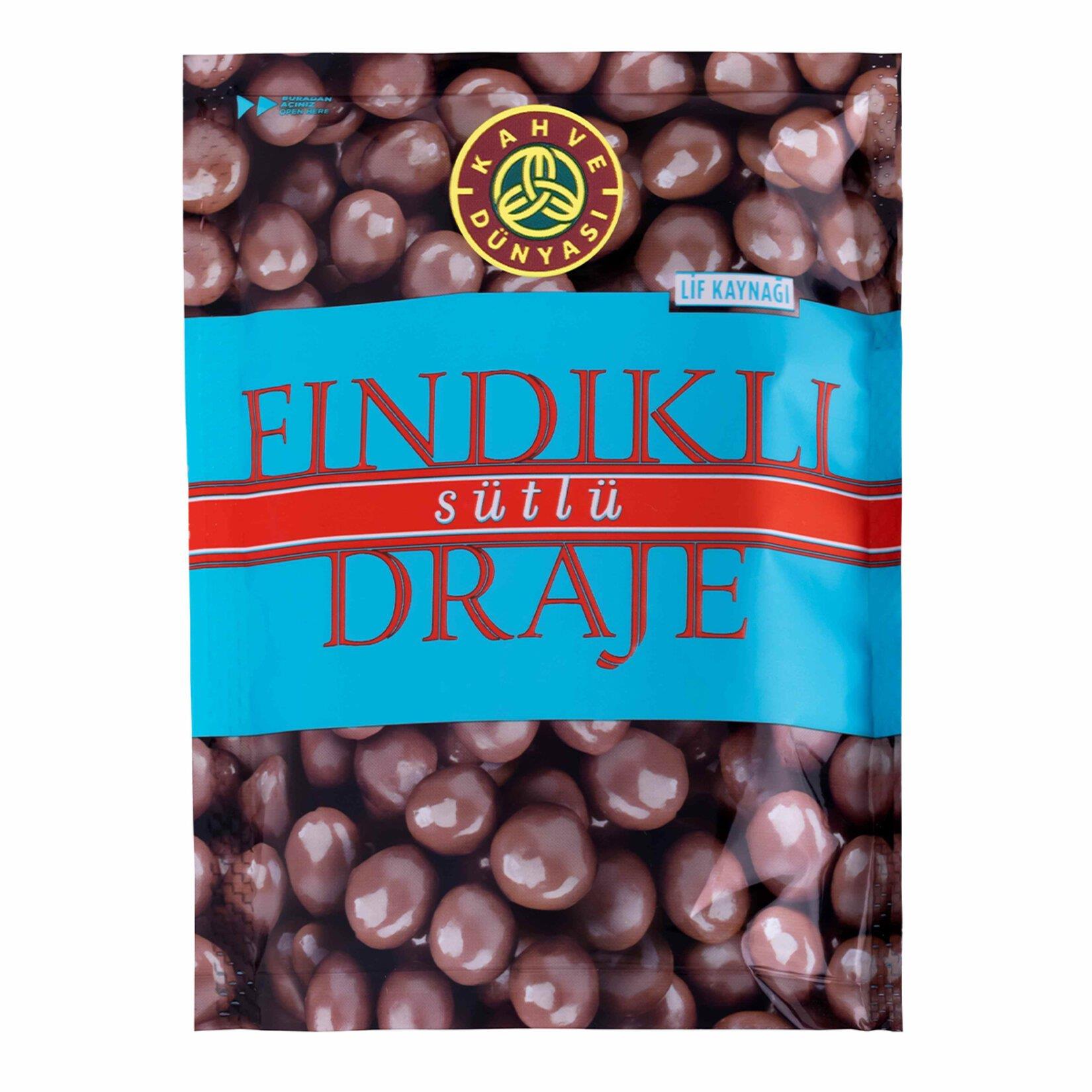 ŞekerlemeKahve Dünyası Sütlü Çikolata Kaplı Fındık Draje 60 Gr