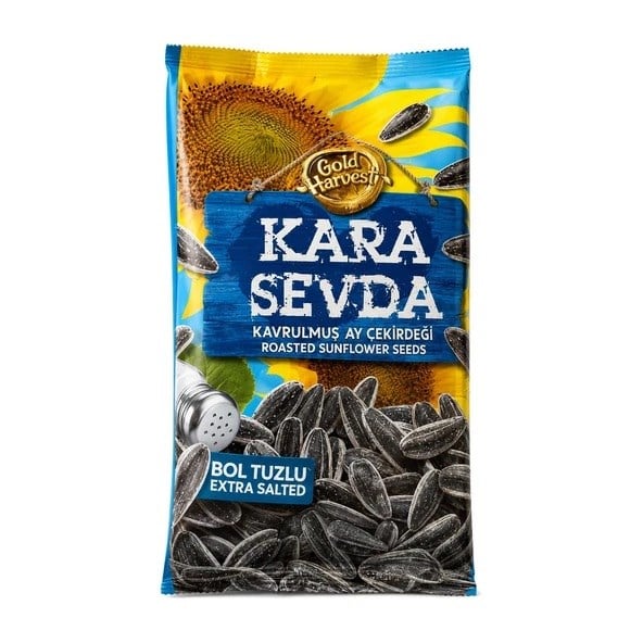 AyçekirdeğiKarasevda Kavrulmuş Ayçekirdek Bol Tuzlu 180 g