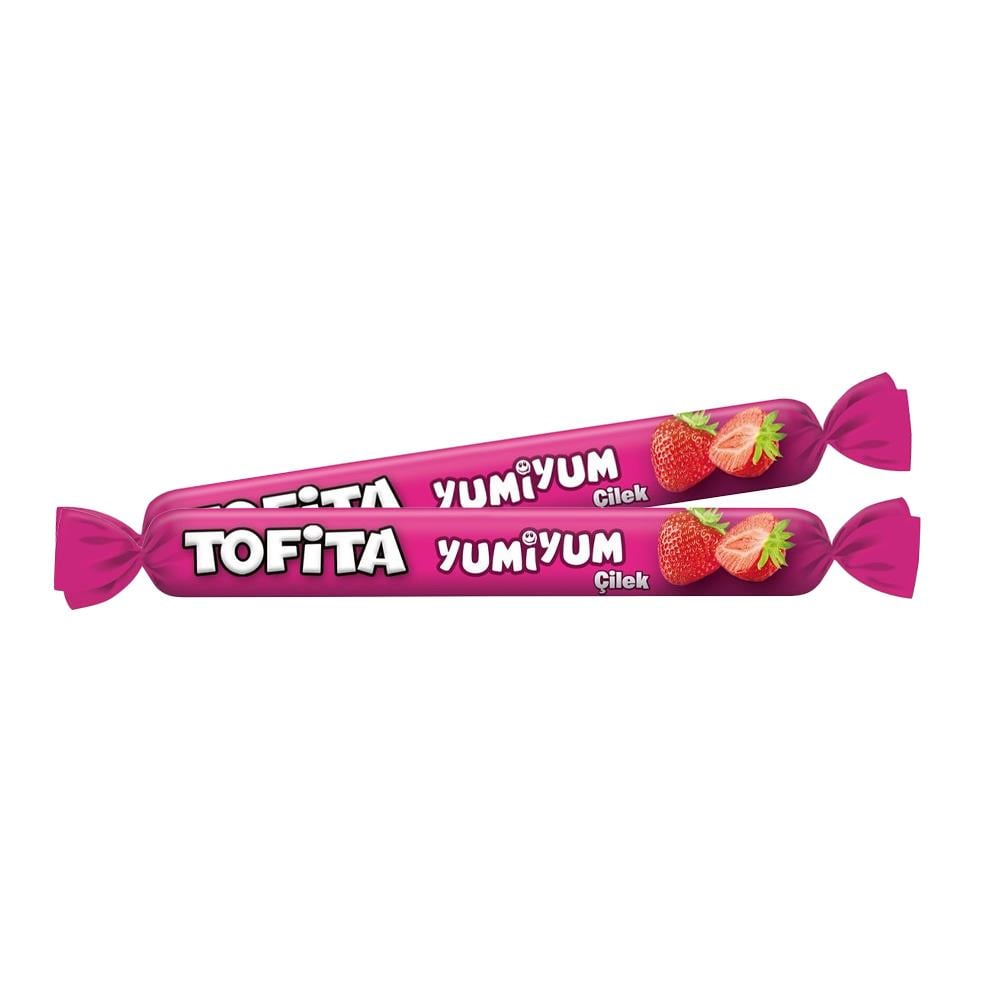 ŞekerlemeKent Şeker Tofita Yumiyum Çilek Aromalı 6,7 Gr