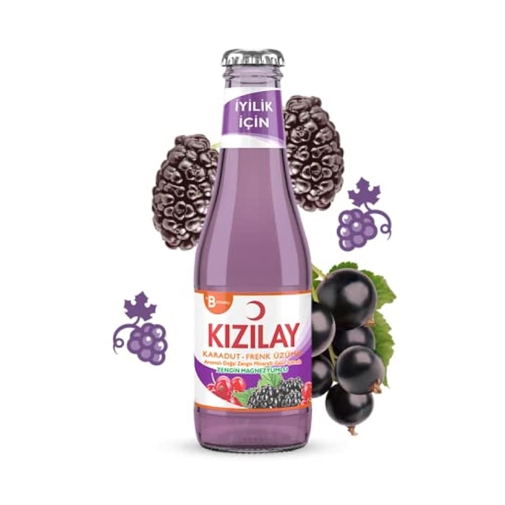 Maden SuyuKızılay Maden Suyu Karadut-Frenk Üzümü 200 Ml