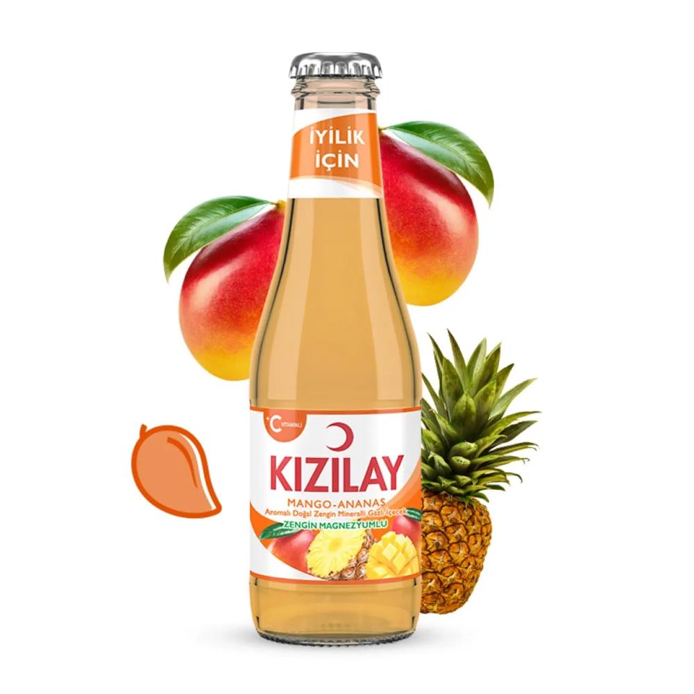 Maden SuyuKızılay Maden Suyu Sade  200 Ml Mango Ananas