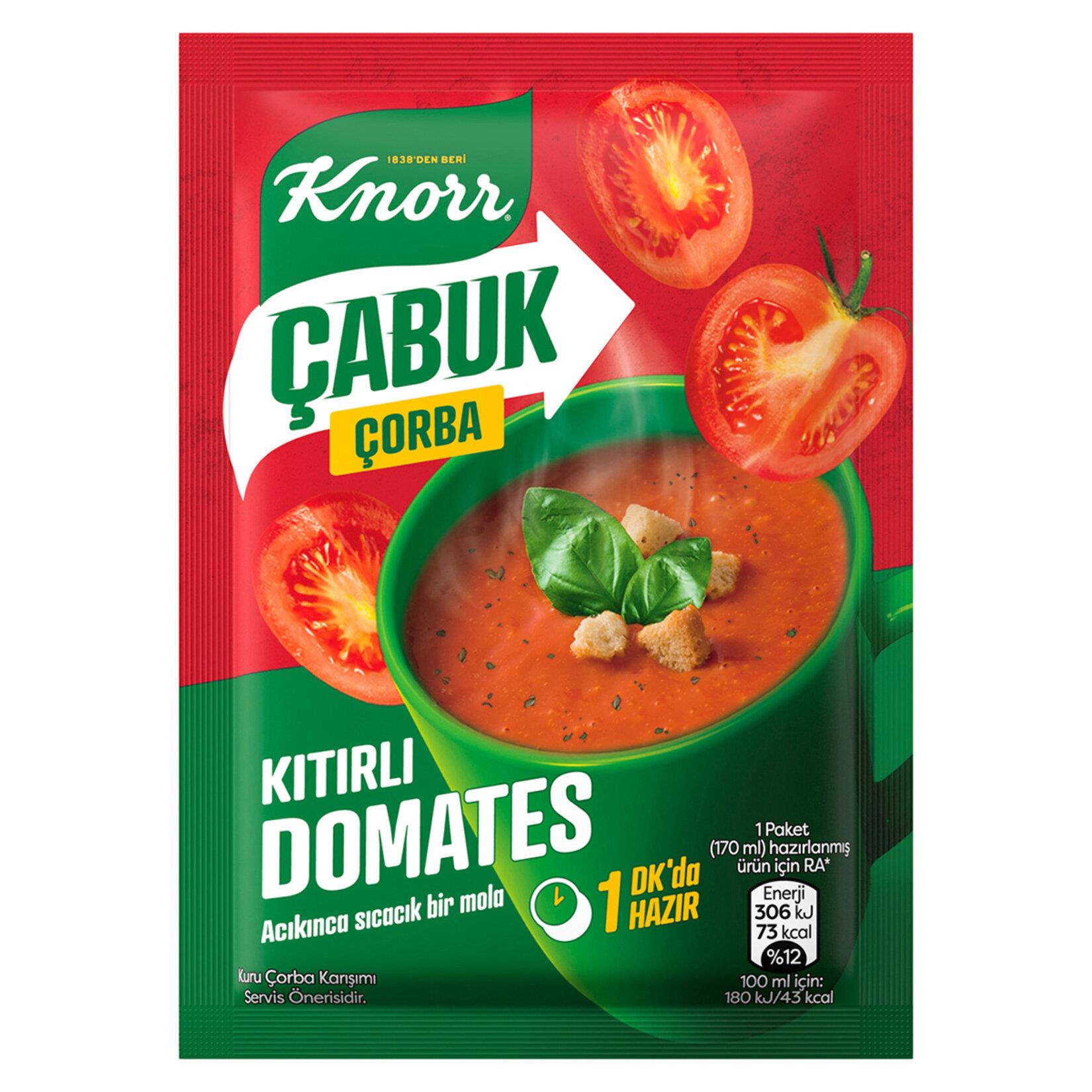 Hazır ÇorbaKnorr Çabuk Çorba Kıtırlı Domates 22 g