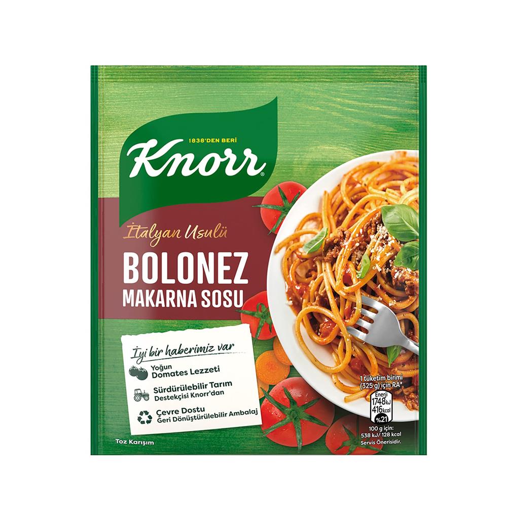 Makarna SosuKnorr Makarna Italyan Usulü Bolonez 45 Gr