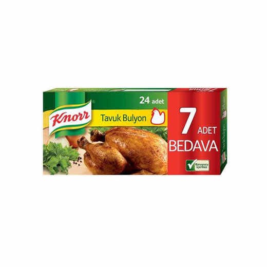 BulyonKnorr Tavuk Suyu Bulyon 24'lü 240 g