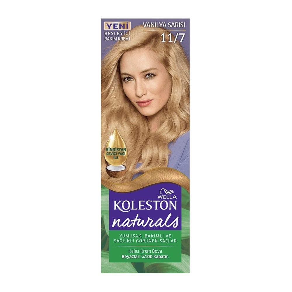Koleston Naturals Kalıcı Krem Boya 11-7 Vanilya Sarısı