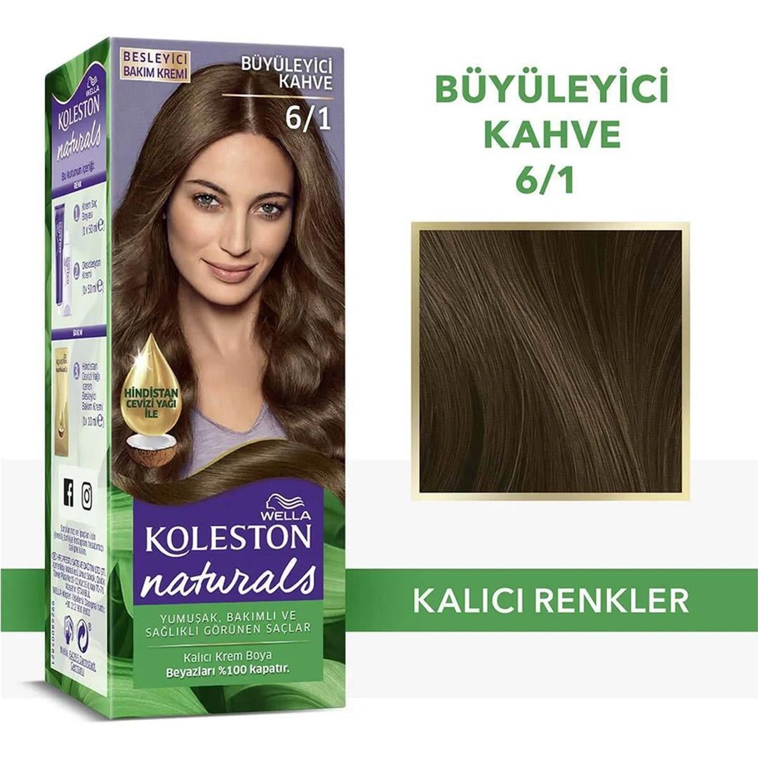 Saç BoyasıKoleston Saç Boyası Naturel 6/1 Büyüleyici Kahve