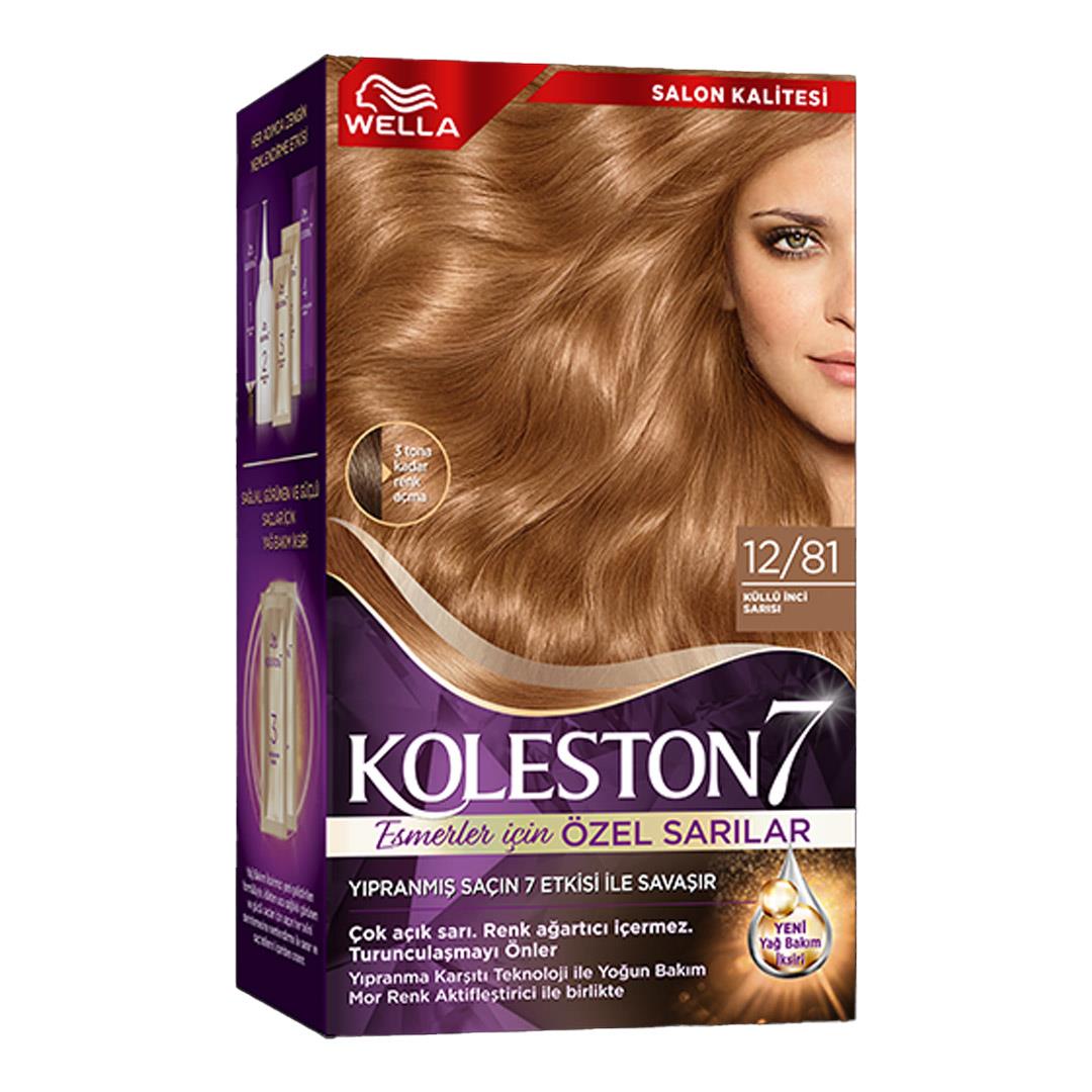 Saç BoyasıKoleston Set Boya 12/81 Küllü İnce Sarı