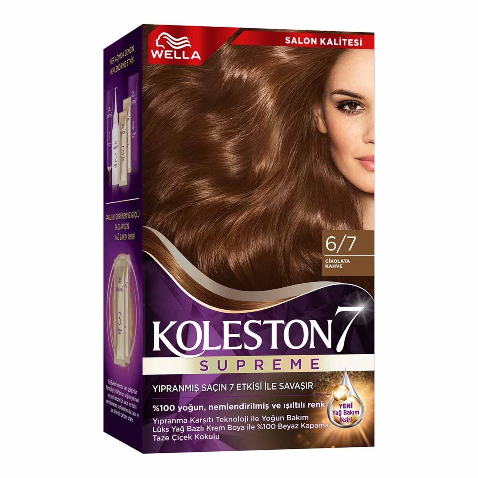 Saç BoyasıKoleston Set Boya 6/7 Çikolata Kahve