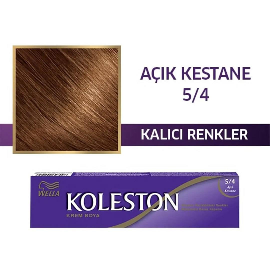 Saç BoyasıKoleston Tüp 5/4 Açık Kestane