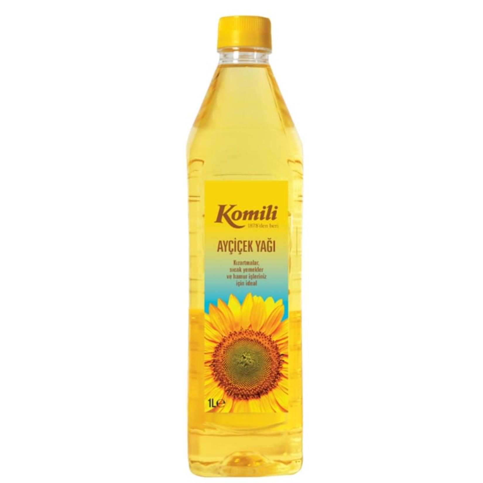Ayçiçek YağıKomili Ayçiçek Yağı Pet 1 Lt.