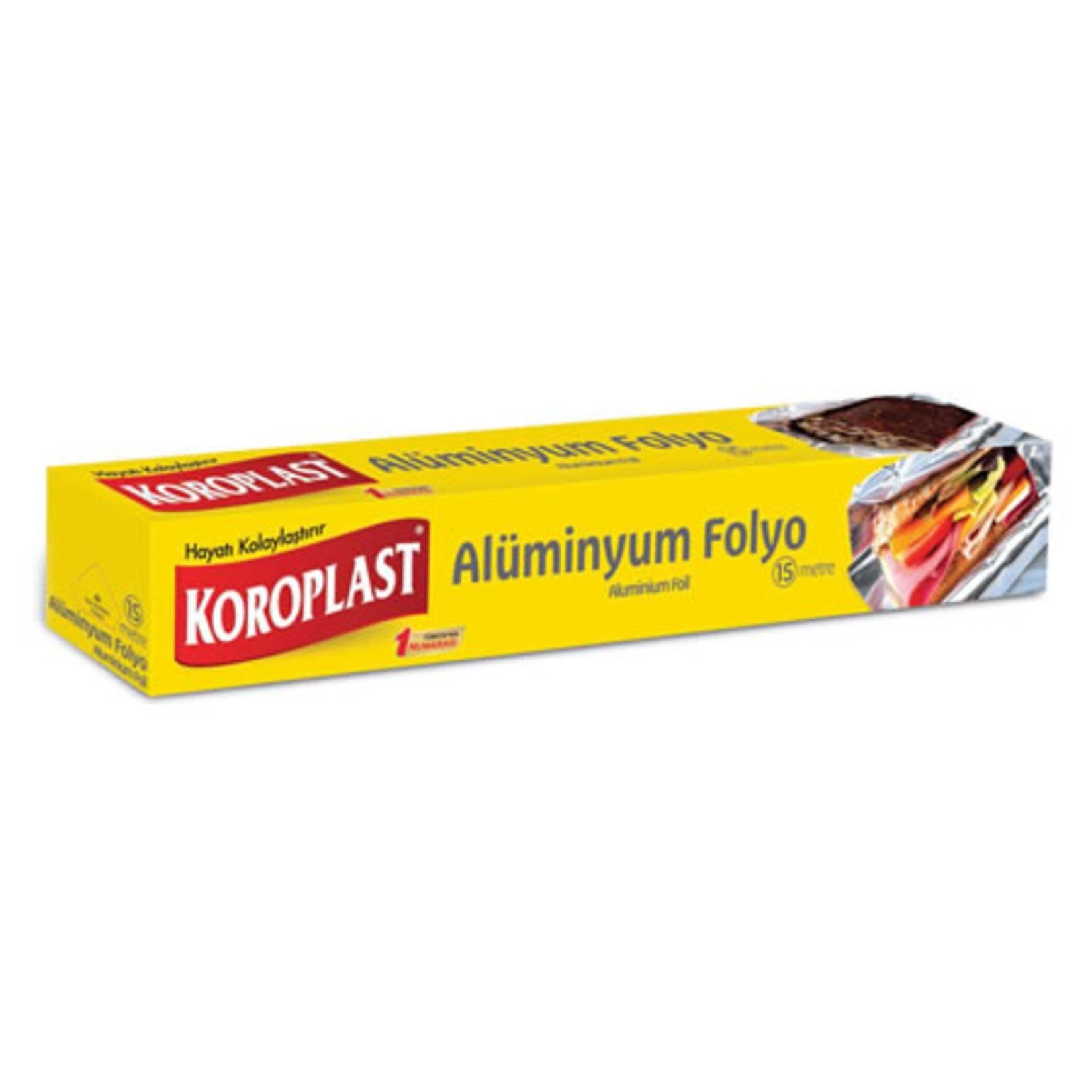 Alüminyum FolyoKoroplast Alüminyum Folyo 15Mt